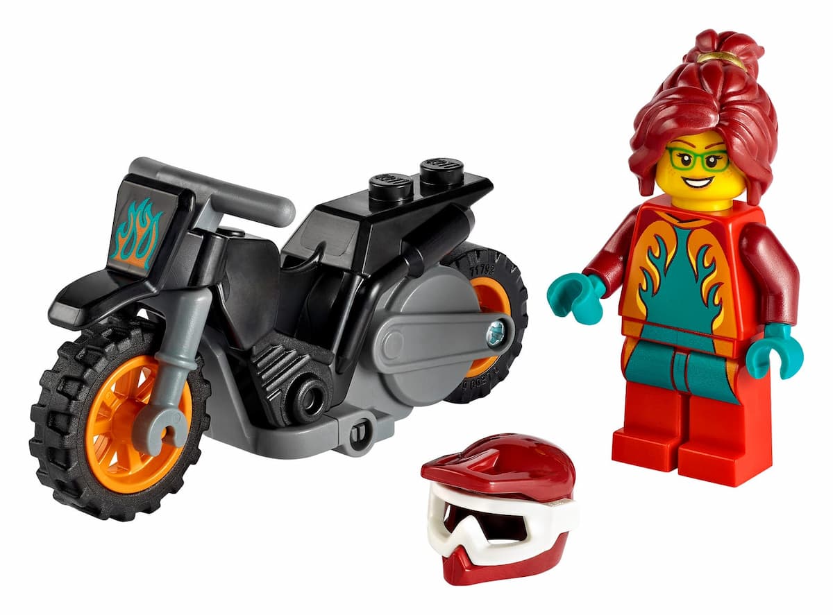 Fire Stunt Bike LEGO set (#60311-1)