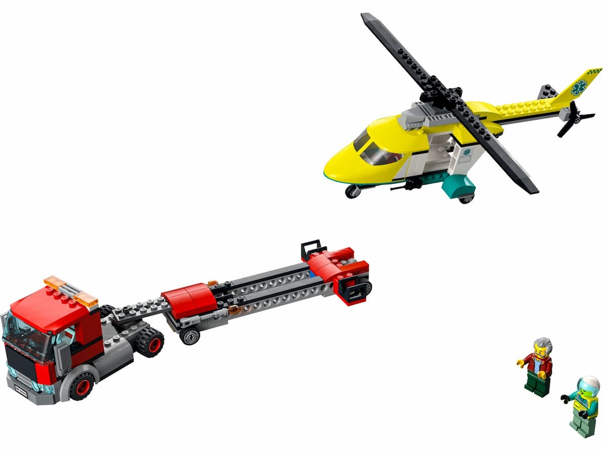 Rescue Helicopter Transport LEGO set (#60343-1)