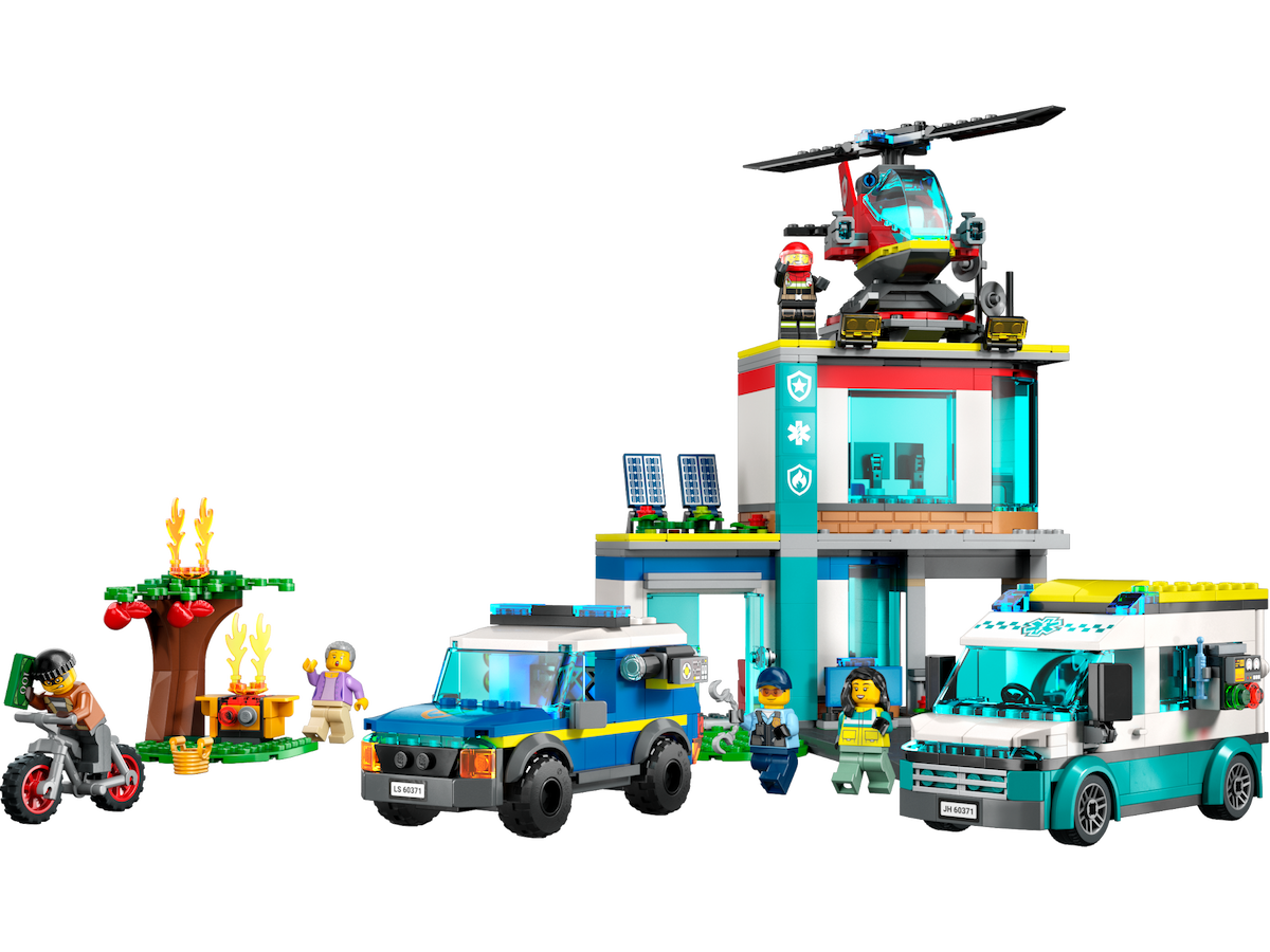 Emergency Vehicles HQ LEGO set (#60371-1)