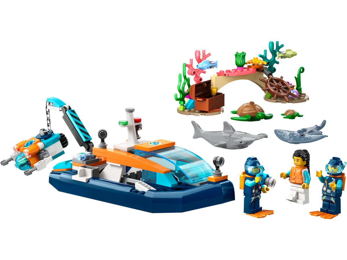 Explorer Diving Boat LEGO set (#60377-1)
