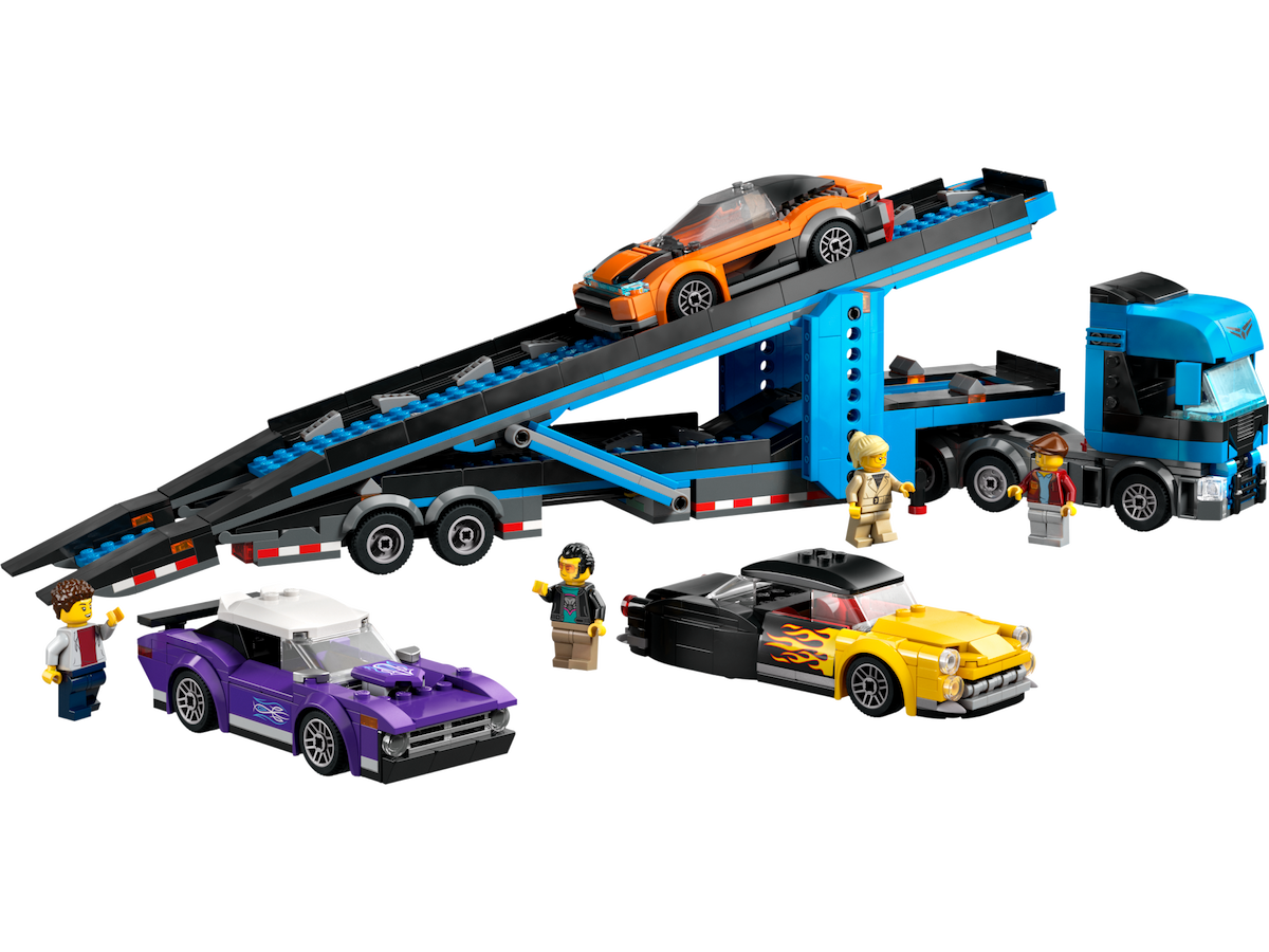 Car Transporter Truck with Sports Cars LEGO set (#60408-1)