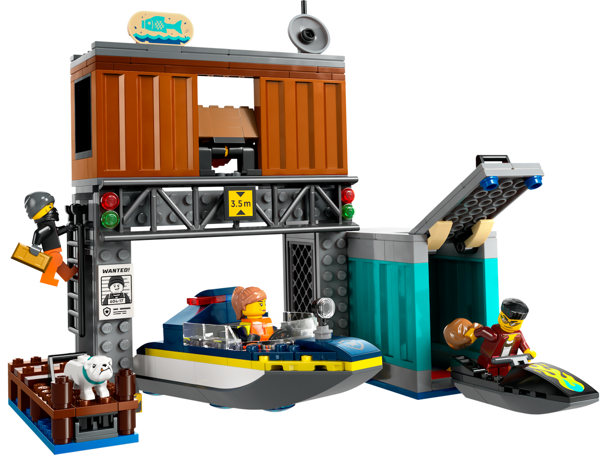 Police Speedboat and Crooks' Hideout LEGO set (#60417-1)
