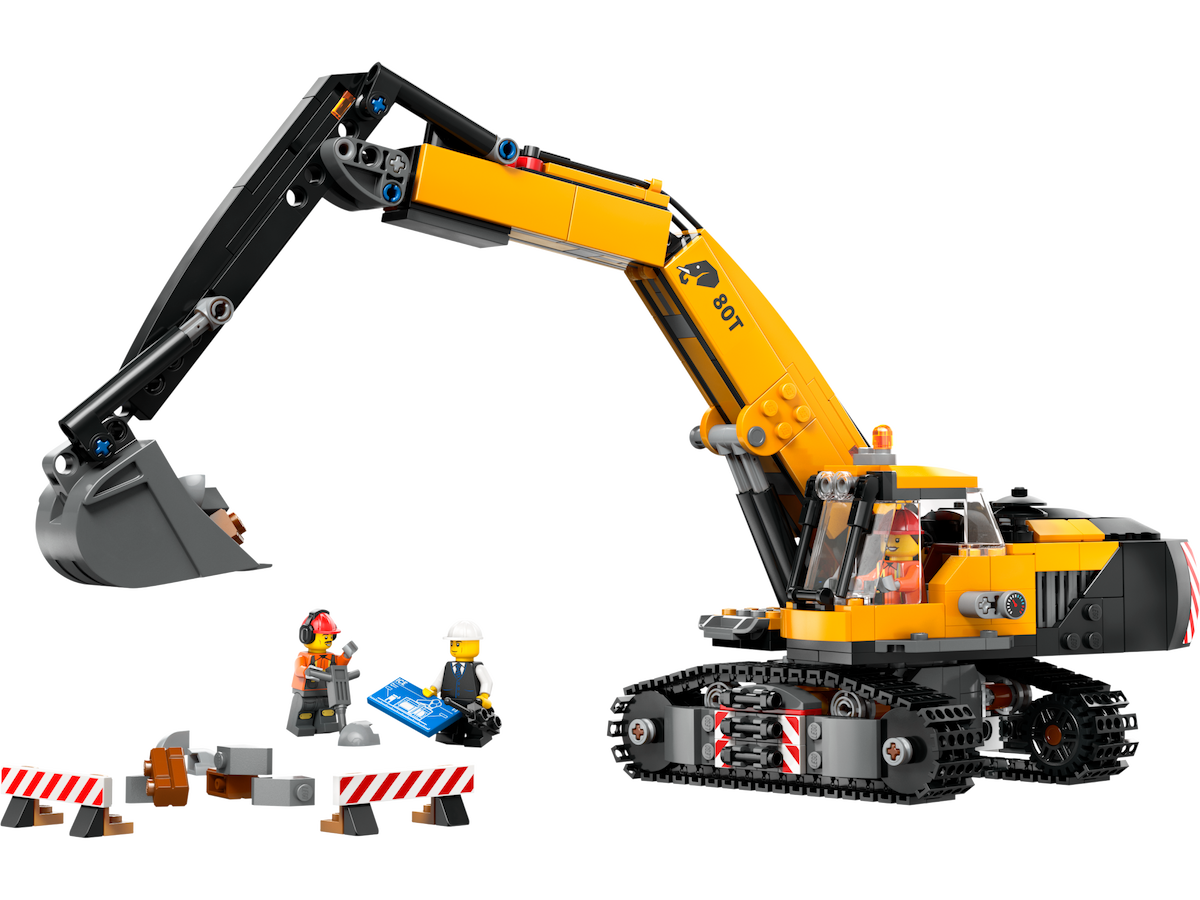 Yellow Construction Excavator LEGO set (#60420-1)