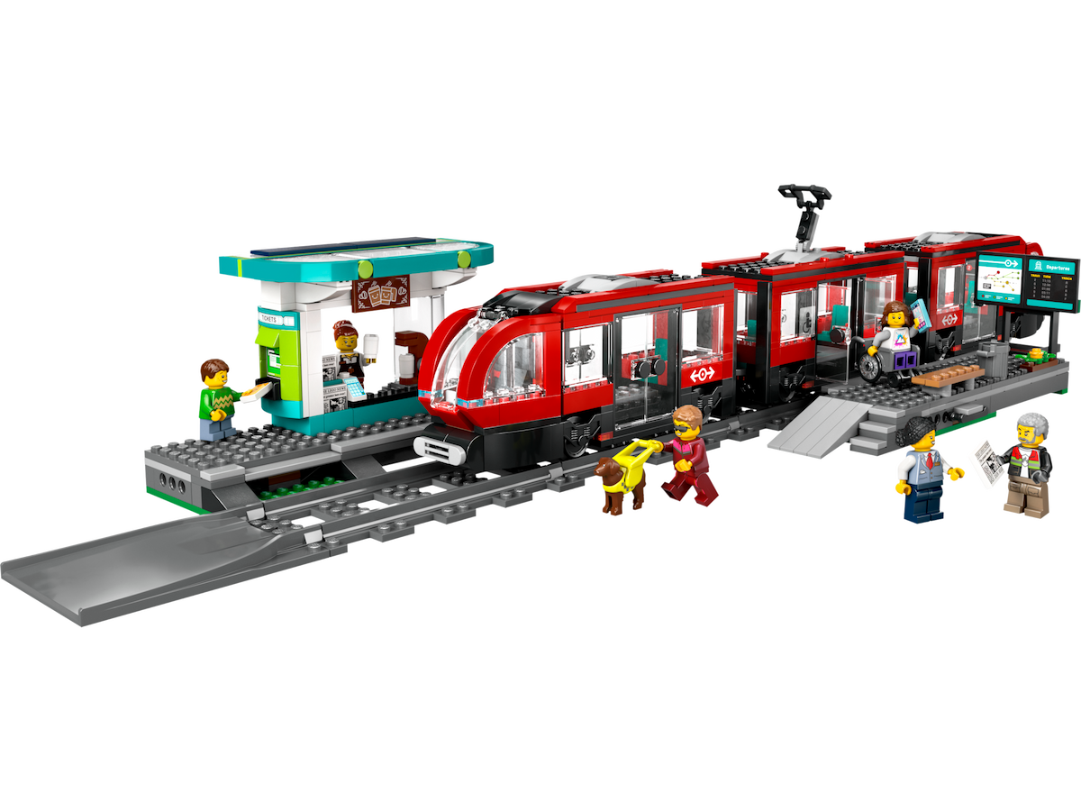 Downtown Streetcar and Station LEGO set (#60423-1)