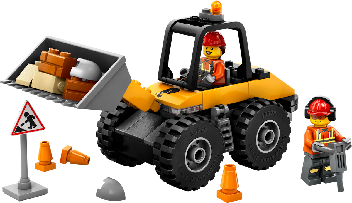 Yellow Construction Wheel Loader LEGO set (#60450-1)
