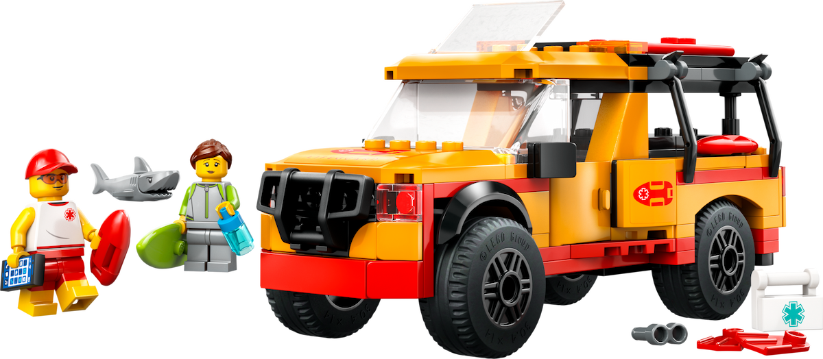 Lifeguard Beach Rescue Truck LEGO set (#60453-1)