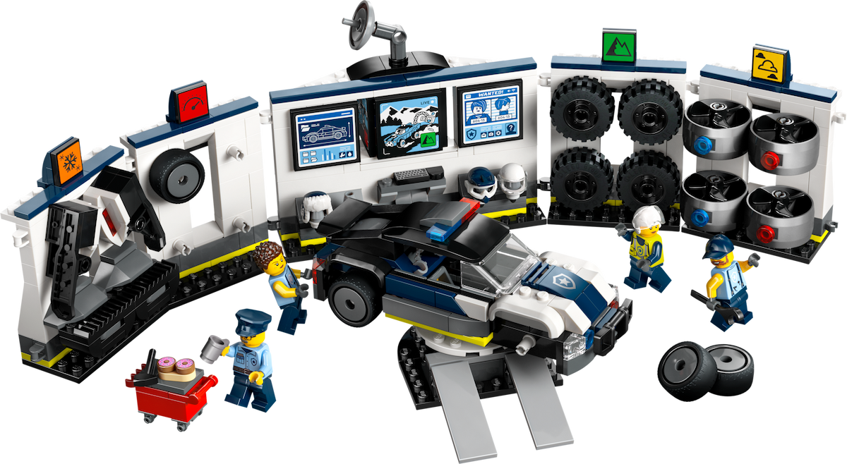 Custom Police Car garage LEGO set (#60457-1)