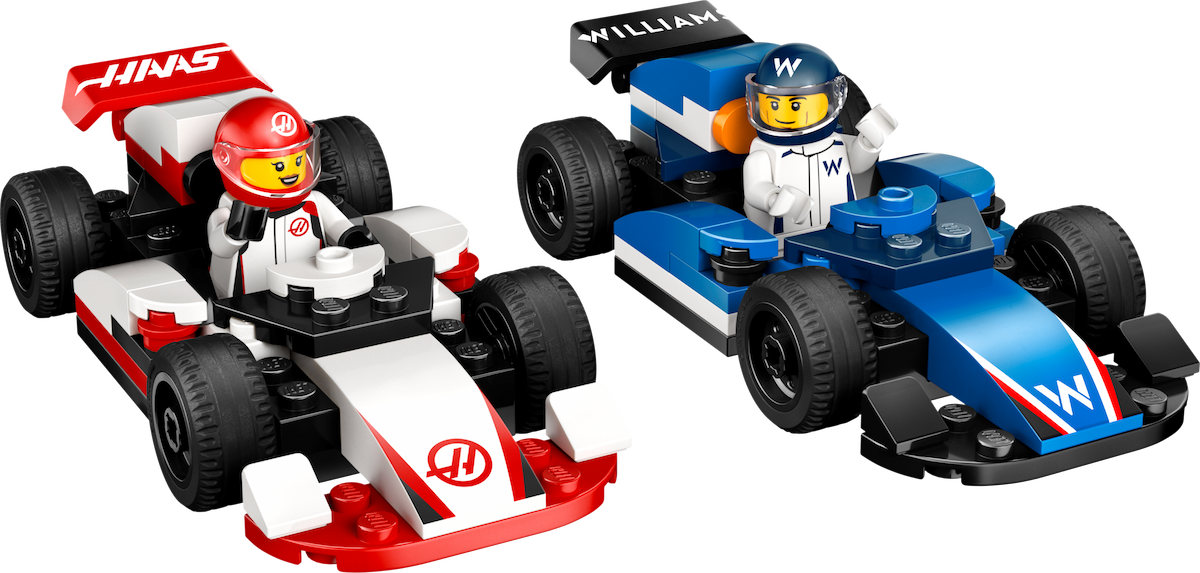 F1 Williams Racing & Haas F1 Race Cars LEGO set (#60464-1)