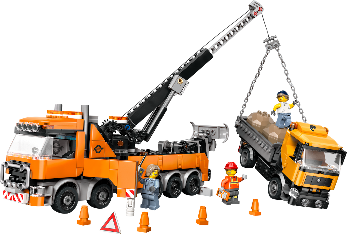 Heavy-Duty Recovery Tow Truck with Crane LEGO set (#60467-1)
