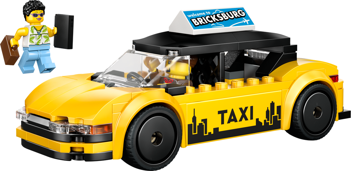 Yellow Taxi LEGO set (#60487-1)