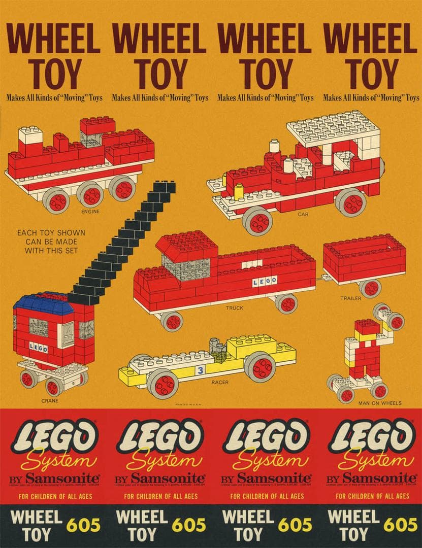 Wheel Toy LEGO set (#605-4)