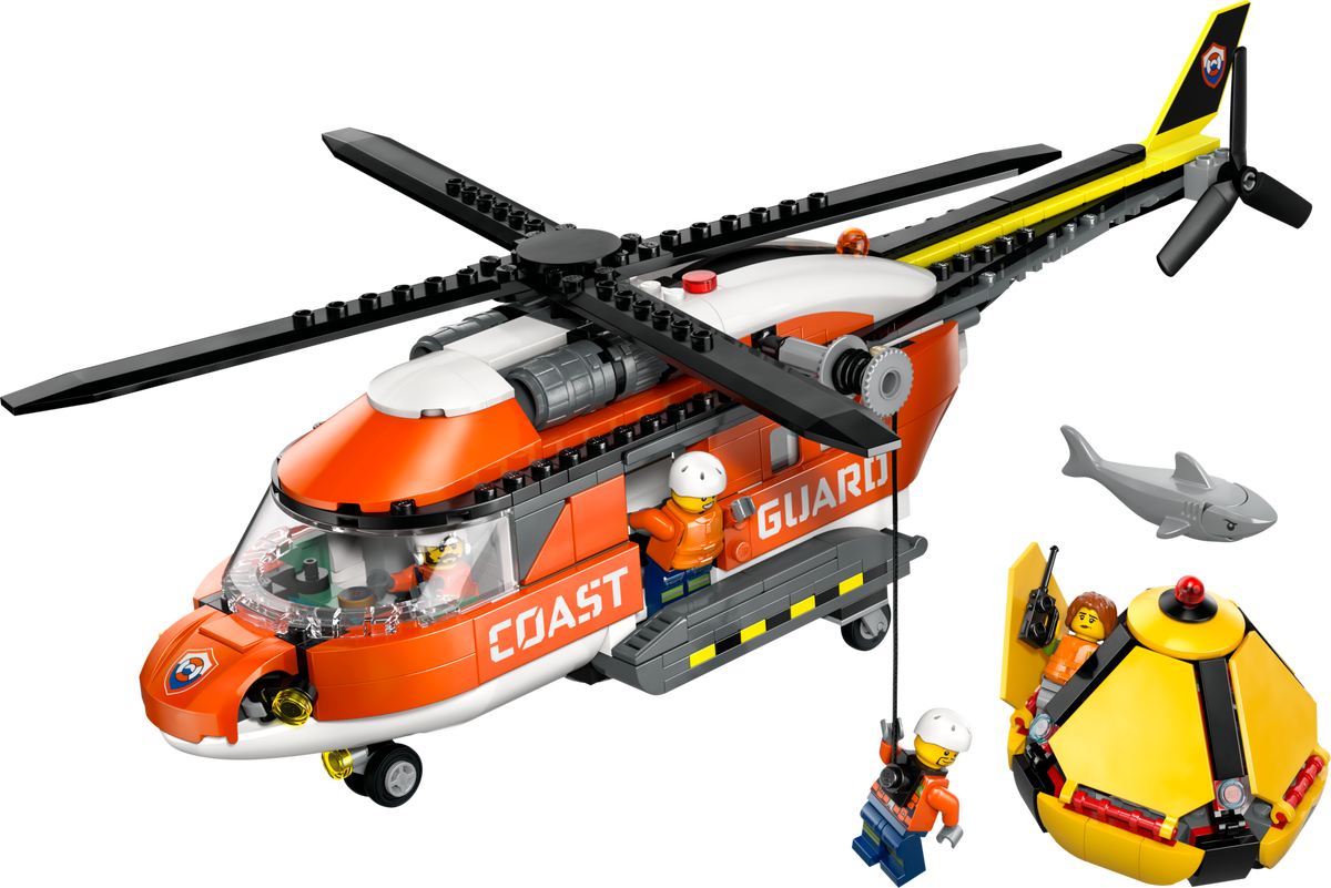 Coast Guard Helicopter LEGO set (#60503-1)