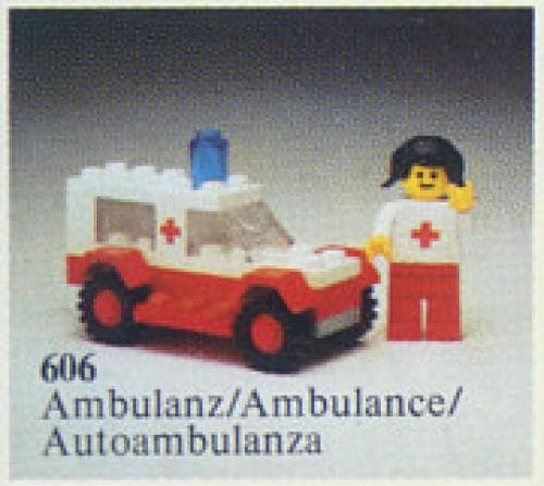 Ambulance LEGO set (#606-1, 1978)