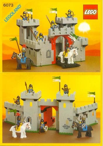 Knight's Castle LEGO set (#6073-1)