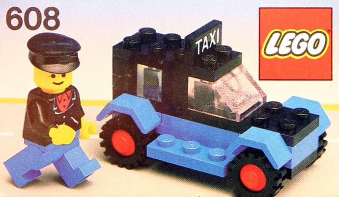 Taxi LEGO set (#608-2, 1979)