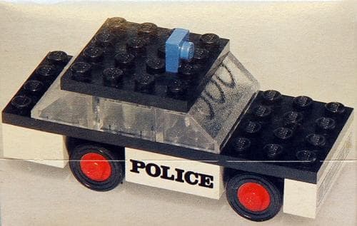 Police Car LEGO set (#611-1)