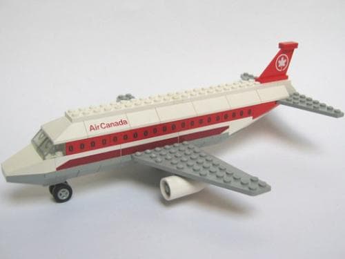 Air Canada Jet Plane LEGO set (#611-2)