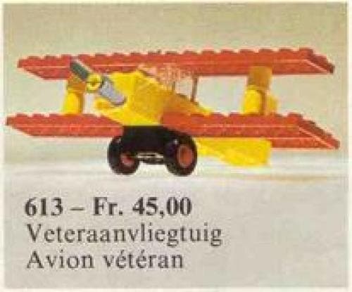 Biplane LEGO set (#613-1)
