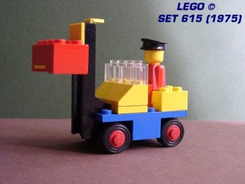 Fork Lift with Driver LEGO set (#615-2)