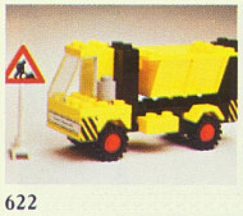 Tipper Truck LEGO set (#622-1, 1978)