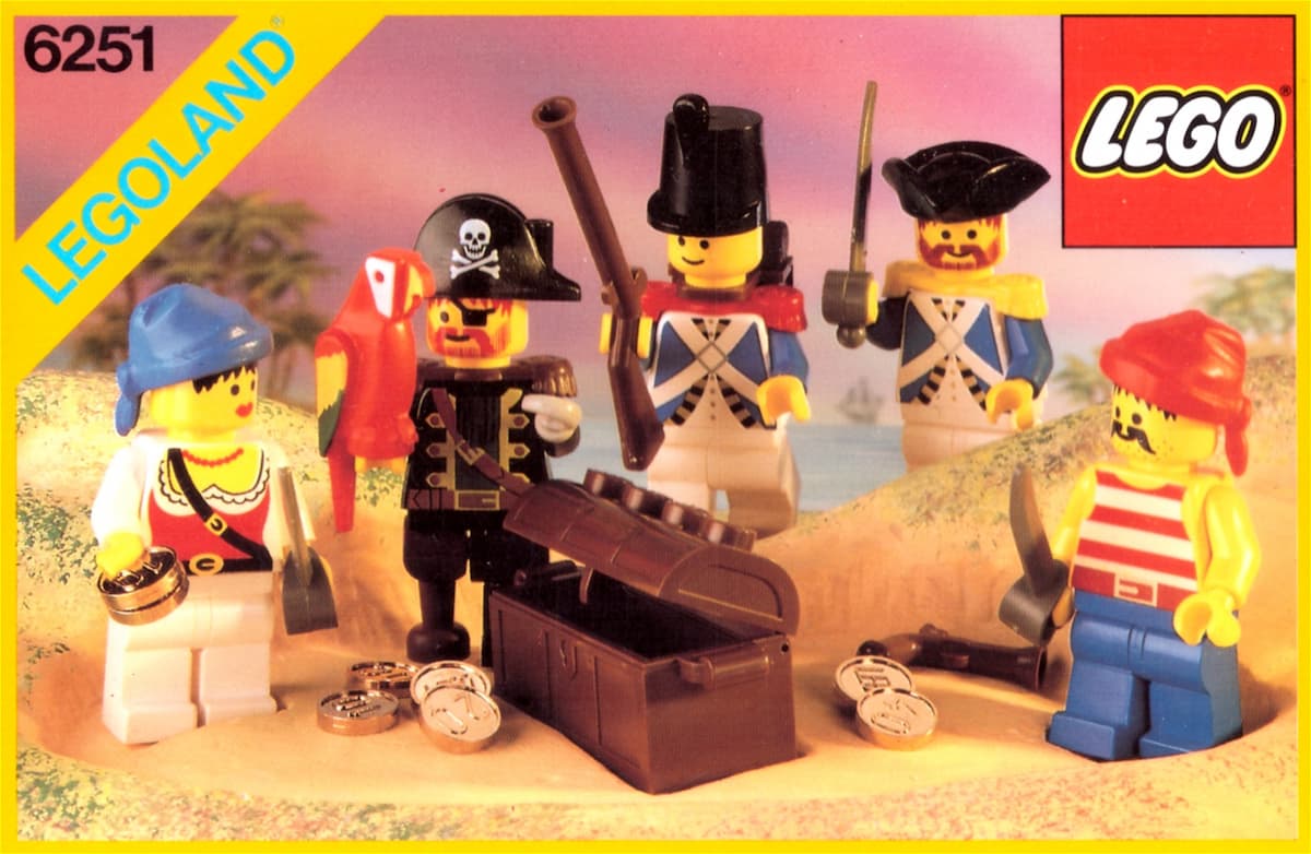 Pirate Mini Figures LEGO set (#6251-1)