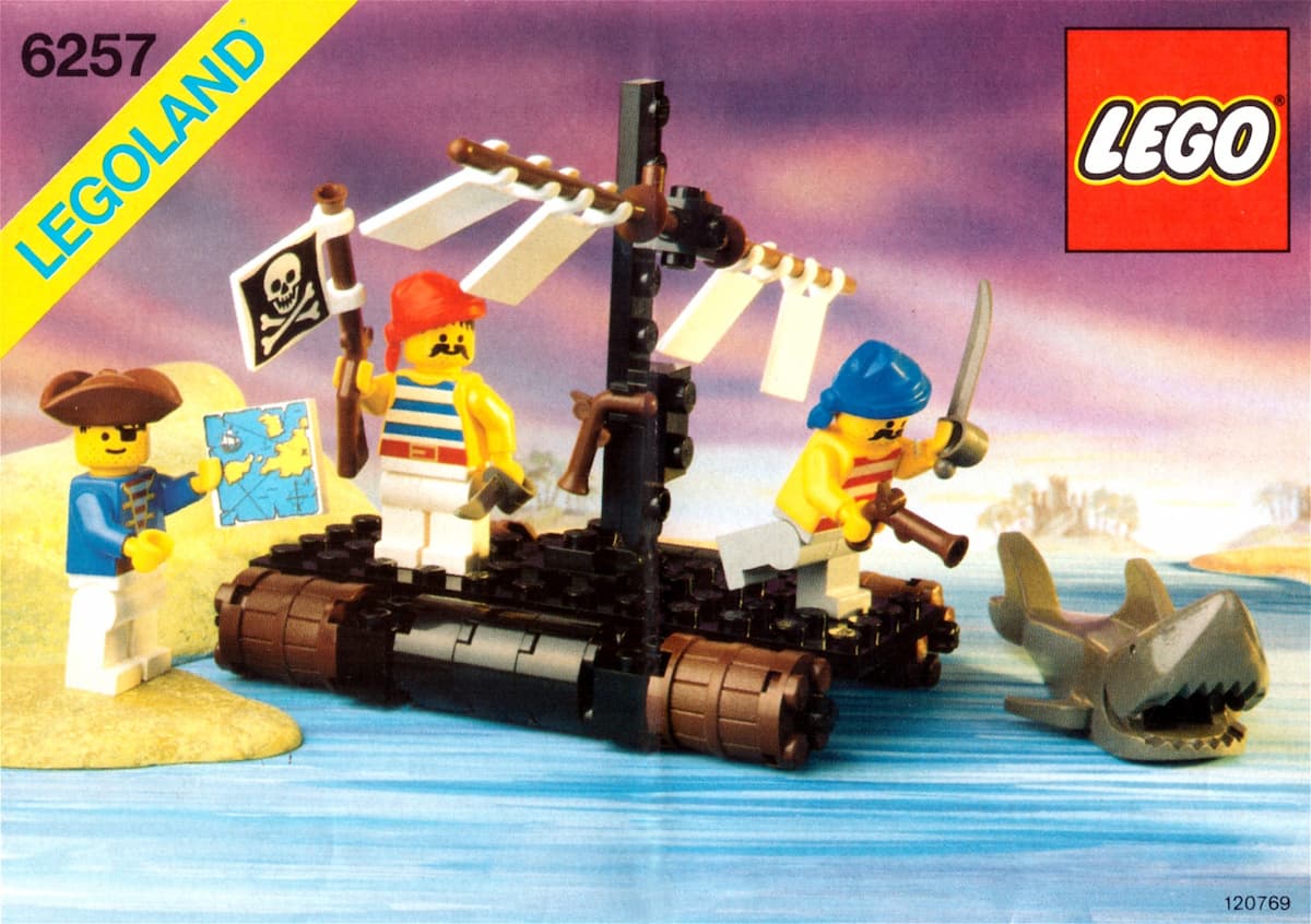 Castaway's Raft LEGO set (#6257-1)