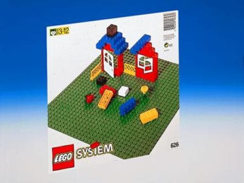 Baseplate, Green LEGO set (#626-1)