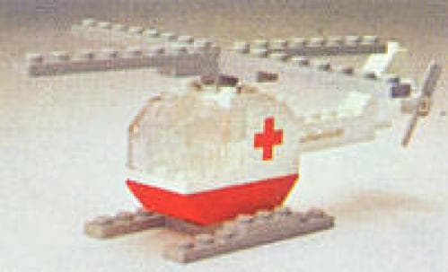 Red Cross Helicopter LEGO set (#626-2, 1978)