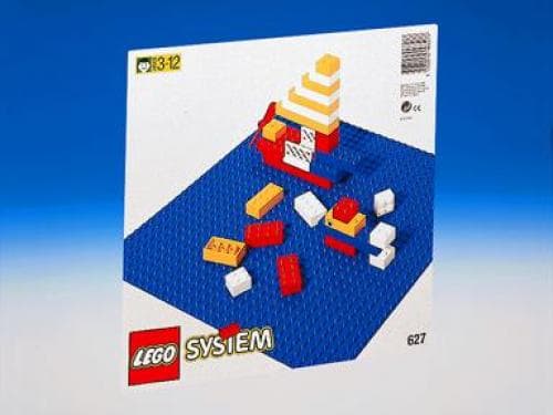 Baseplate, Blue LEGO set (#627-1)