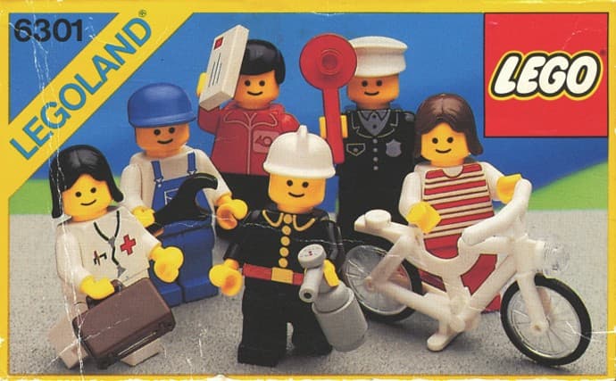 Town Mini-Figures LEGO set (#6301-1, 1986)