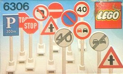 Road Signs LEGO set (#6306-1, 1980)