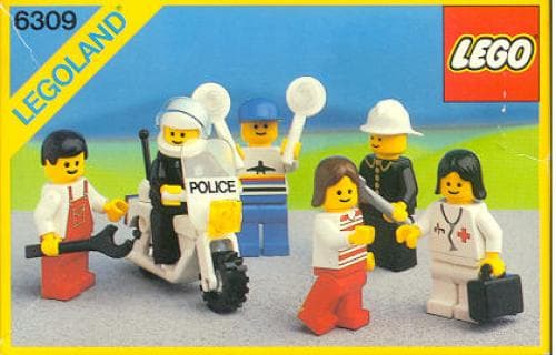 Town Mini-Figures LEGO set (#6309-1, 1988)