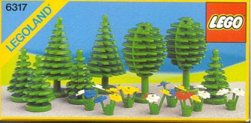 Trees and Flowers LEGO set (#6317-1, 1988)