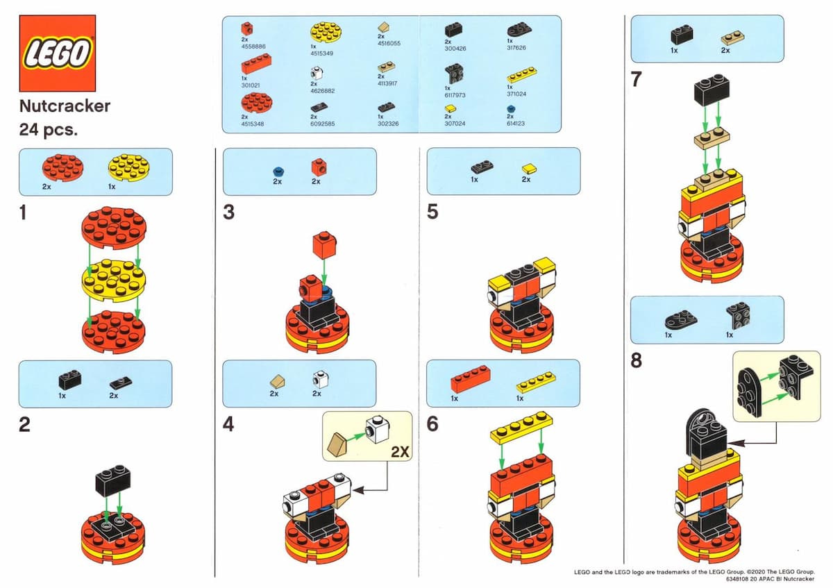 Nutcracker LEGO set (#6349569-1)
