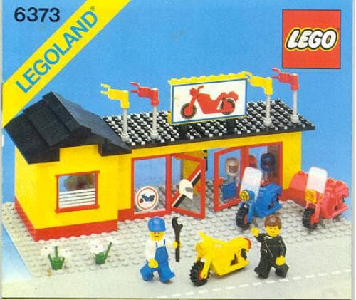 Motorcycle Shop LEGO set (#6373-1)