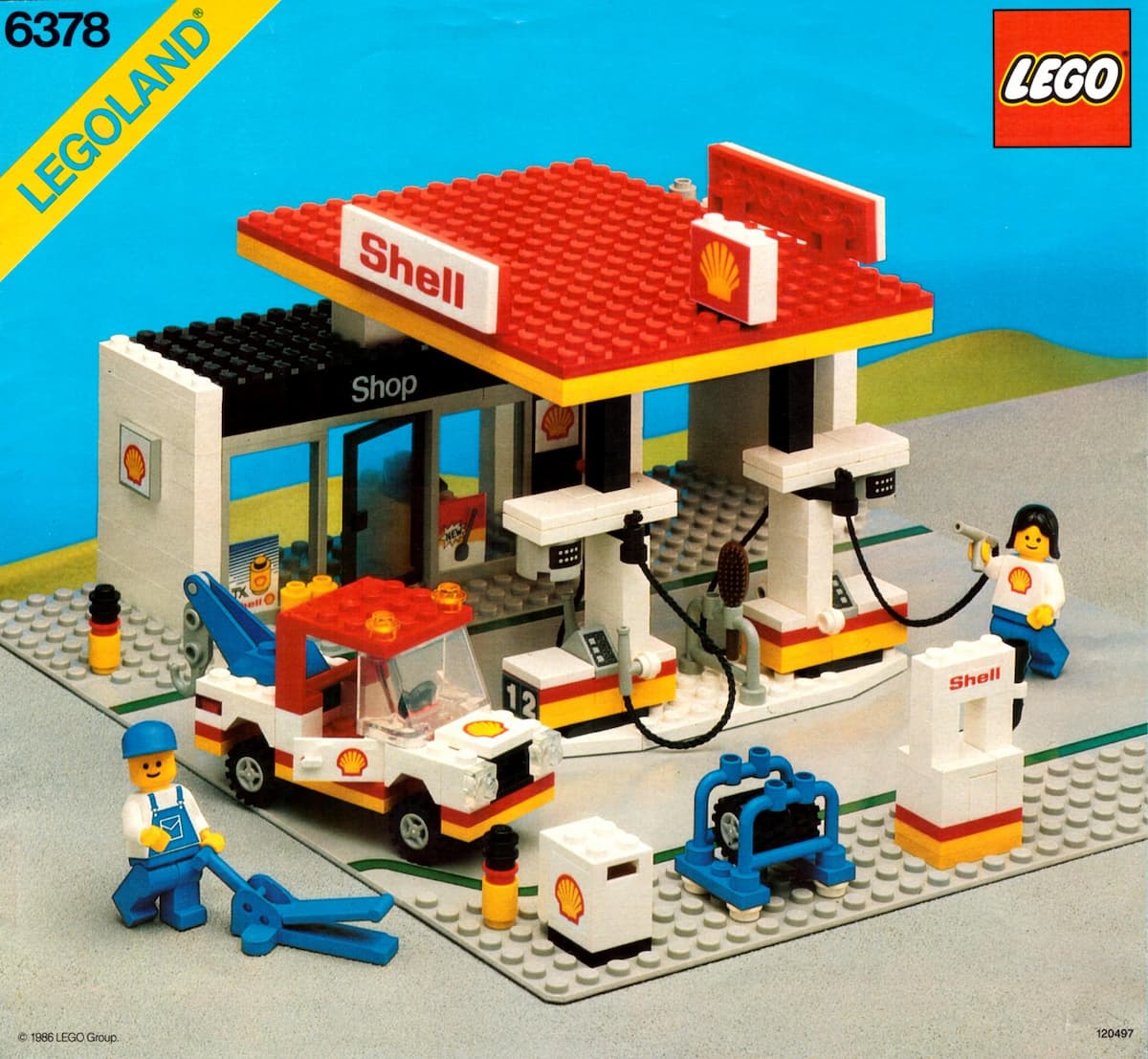 Shell Service Station LEGO set (#6378-1)