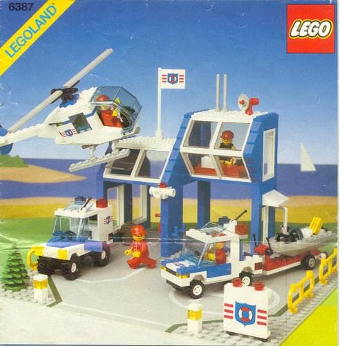 Coastal Rescue Base LEGO set (#6387-1)