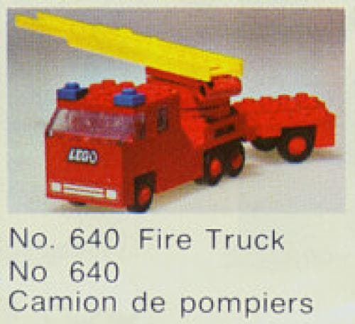 Fire Truck LEGO set (#640-1)