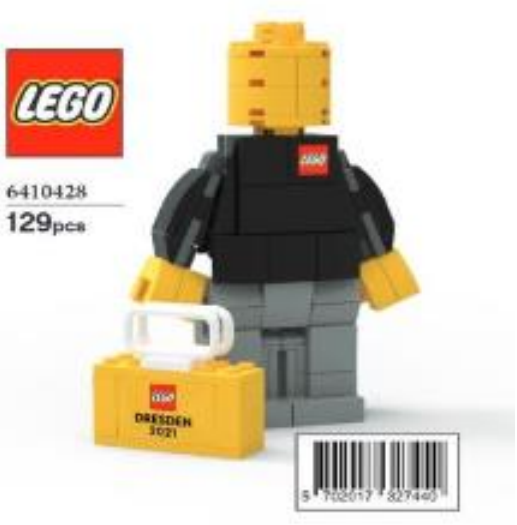 Dresden Brand Store Opening Associate Figure LEGO set (#6410428-1)