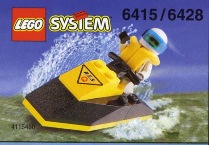 Res-Q Jet-Ski LEGO set (#6415-1)