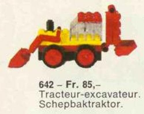 Double Excavator LEGO set (#642-2)