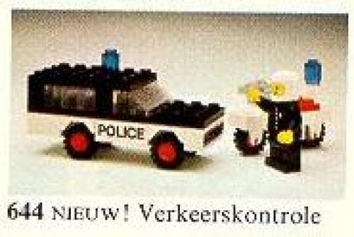 Police Mobile Patrol LEGO set (#644-2, 1978)