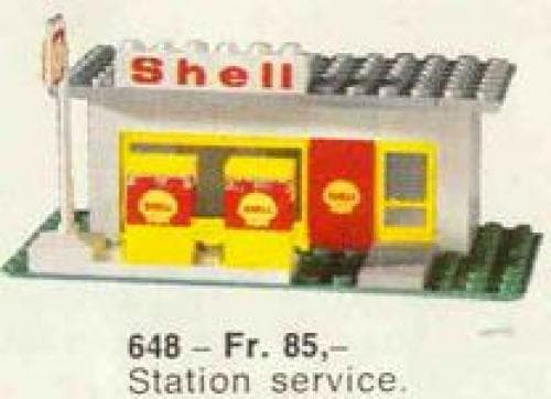 Shell Service Station LEGO set (#648-1)