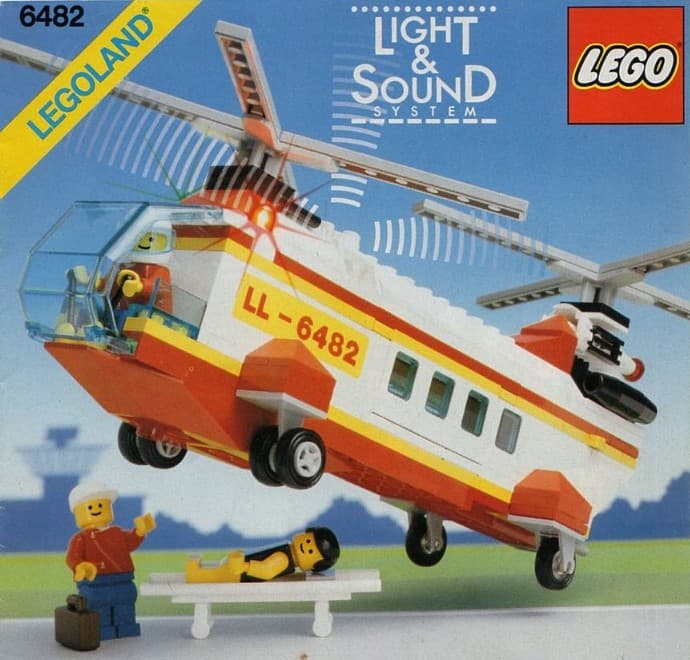 Rescue Helicopter LEGO set (#6482-1)