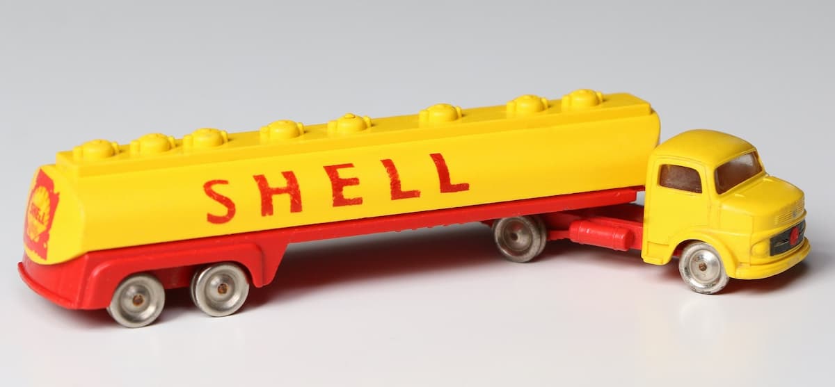 1:87 Mercedes Shell Tanker LEGO set (#649-2)