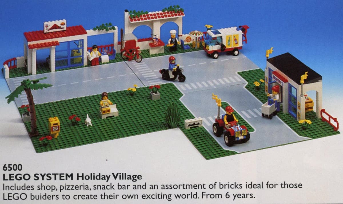 Holiday Village LEGO set (#6500-1, 1996)