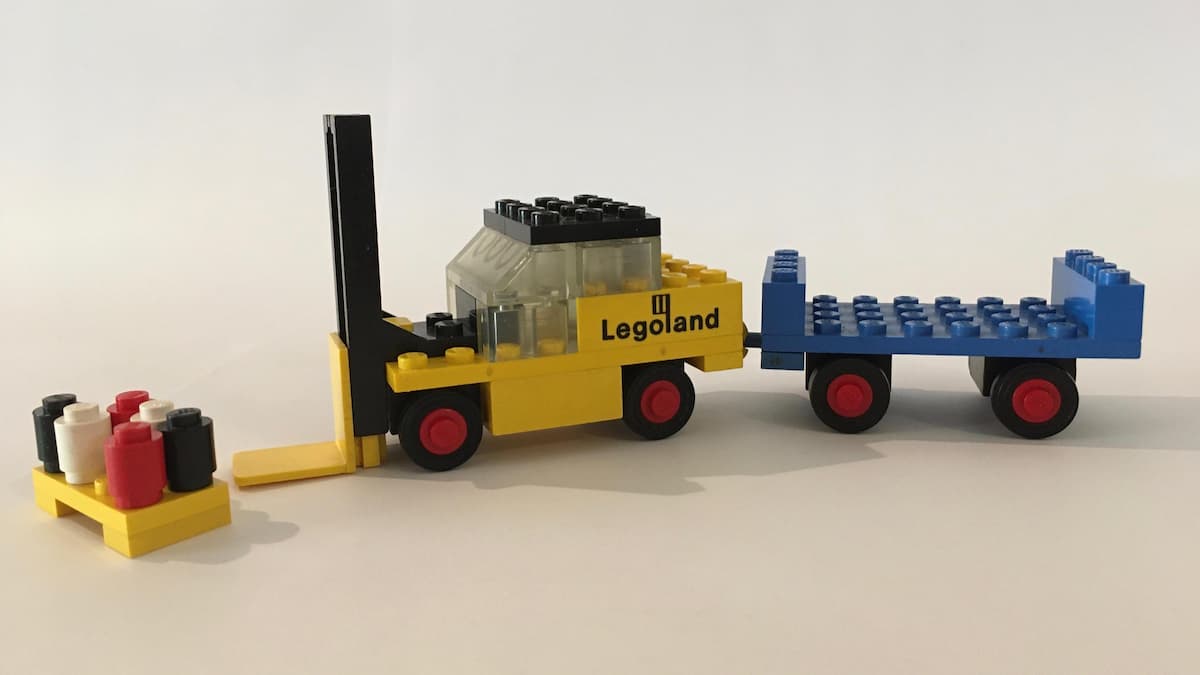 Fork Lift Truck and Trailer LEGO set (#652-2)