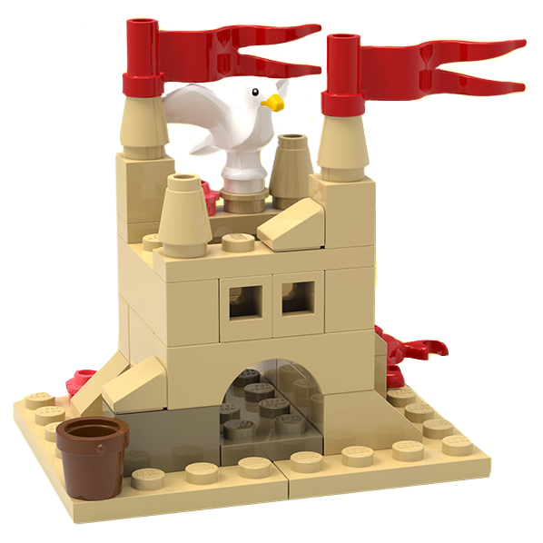 Sand Castle LEGO set (#6529730-1)