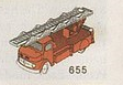 1:87 Mercedes Fire Truck LEGO set (#655-2)