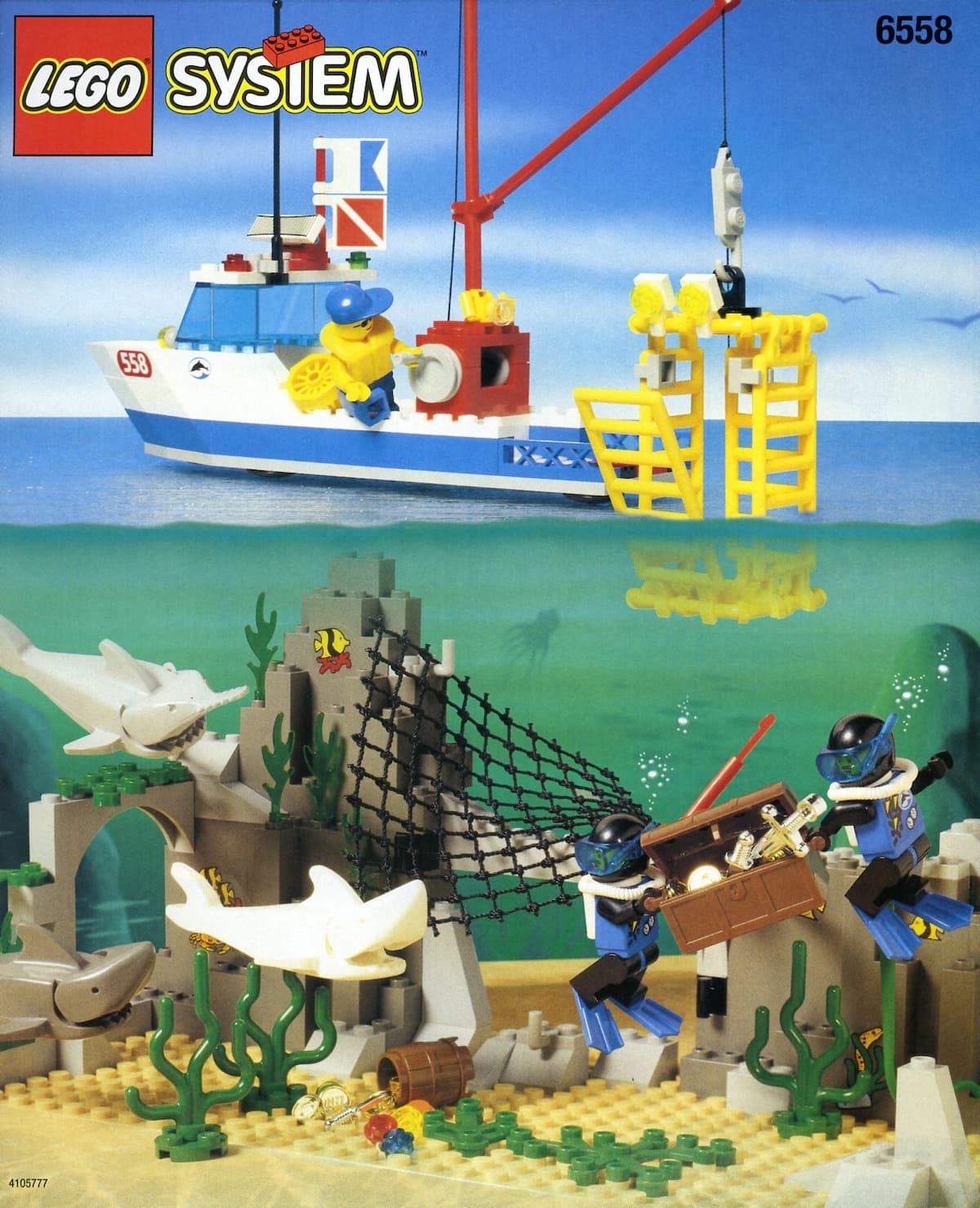 Shark Cage Cove LEGO set (#6558-1)